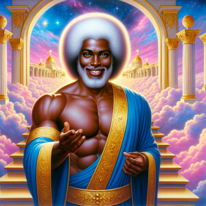 Create a realistic depiction of an African-American man with div...