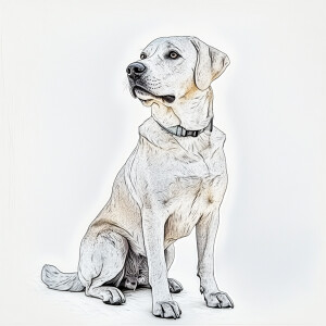 Generate a coloring book-style image in hyper realistic style fe...