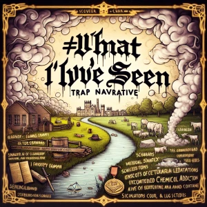 Обложка к хип хоп треку 

Слова
# Что я видела (Trap Narrative)...