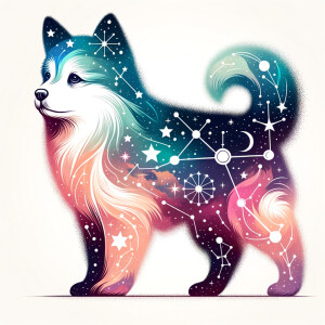 White background, pretty celestial vector art illustration, cele...
