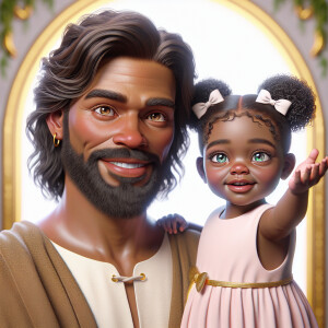 Create a 3D realistic artwork featuring the phrase 'Jesus Saves'...