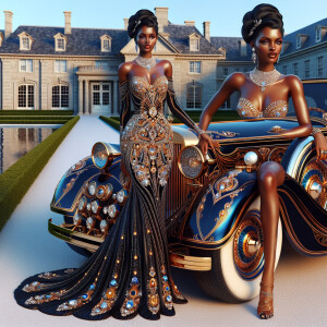Create a vibrant, 3-D realistic illustration of an light skin, H...