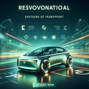 Design a captivating advertisement poster for a revolutionary el...