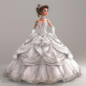 a full body ai 3d illustration of a woman wearing of a woman wea...