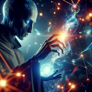 In a mystical realm, an alien wizard consumes electricity and DN...