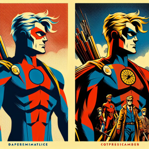 Нарисуй постер мультфильма Marvel в стиле Pixar