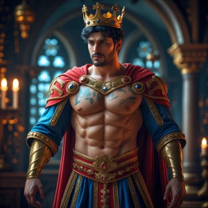 The prince was bulging and he was showing off the goods to the k...