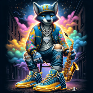 Prompt: Create a digital art portrayal in airbrushed glossy hype...