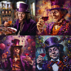 Willy wonka make wine