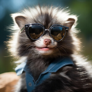 Imaginary cute kitten that is really a honey badger in disguise...