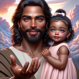 Create a 3D realistic artwork featuring the phrase 'Jesus Saves'...