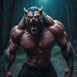 Lycans muscleneike showin
off