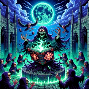 Dark Wizard / Necromancer Prompt**  
**"A sinister necromancer s...