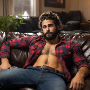 was enjoying himself brokeneikeon the couch  with hisdicrowin le...