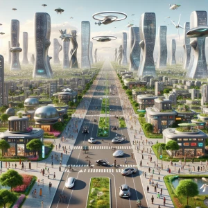 Gaya town in 2050