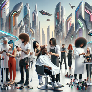 People gathering showing community  and unity. Beauty industry a...