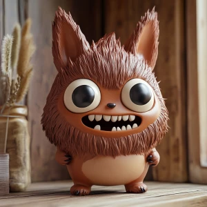 A stylized designer toy version of the meme character Meme DOGE,...