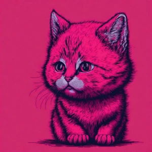 Pink cat