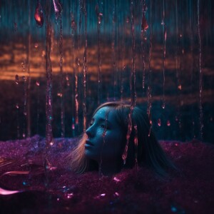 The tears you left behind, 8k resolution, HDR, ultra-detailed ul...