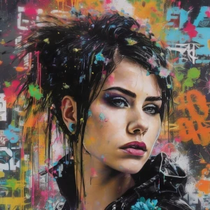 Take this image like sample and make one more with flowe In her...