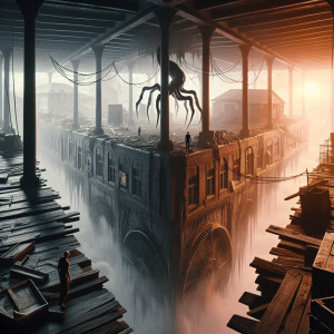 Trying to get past yesterday, ultra-detailed, ultra-realistic, m...