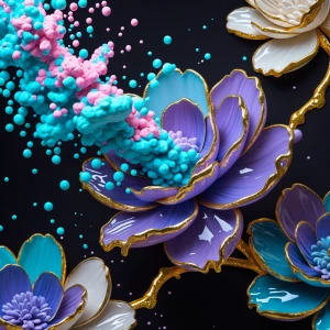 Datamoshing glitch art style, with pixel drift, colorful digital...