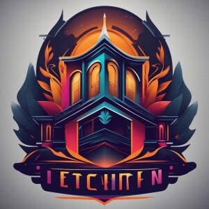 Design a horror-themed logo for a ghost hunting team, incorporat...