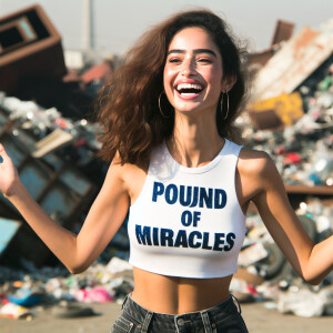 Beautiful slender brunette 26-year-old woman with light freckles...