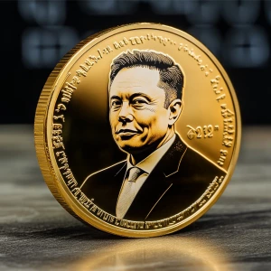 elon musk golden coin