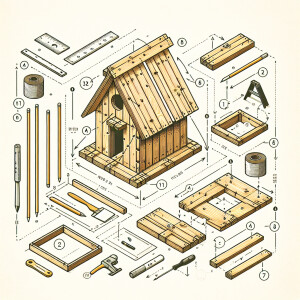 informational structural diagram of how to build an triangle bir...