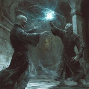 dart waider fights with Volan de Mort