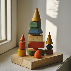 wooden toy, 90s, retro