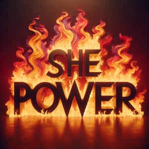 Brand “ SHE POWER” in fire