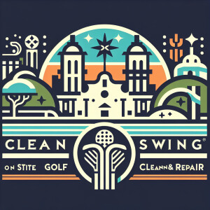 Create a sleek and simplistic logo for 'Clean Swing', a company...
