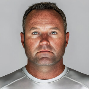 Create a hyper-realistic photograph full male facial image scan...