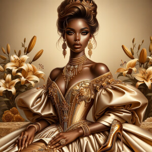 Craft an airbrushed artwork portraying a mesmerizing woman with...