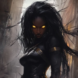 In the world where our valiant superheroine battles injustice wi...