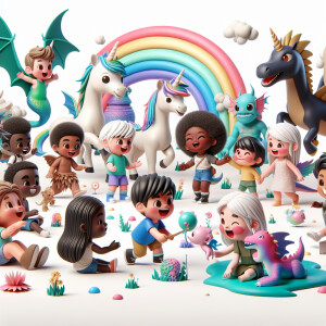 | 81. | Whimsical                  | Playful mixed ethnicity chi...