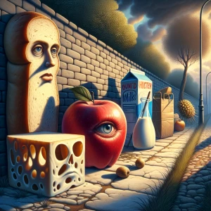 Picture a world where anthropomorphic food items go about their...