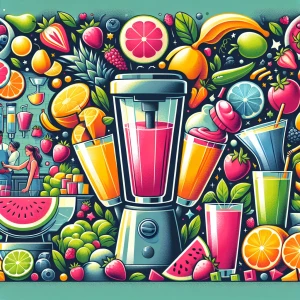 Create theme for smoothie business Khavya Ras Center