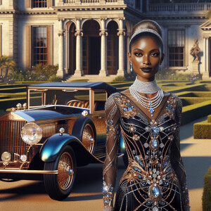 Create a vibrant, 3-D realistic illustration of an light skin, H...
