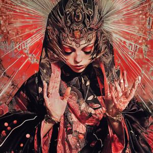 Goddess coatlicue  --sref 1974360993 639787569 2178024008