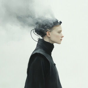 The Forgotten Goddess is in a state of metamorphosis, her gown m...