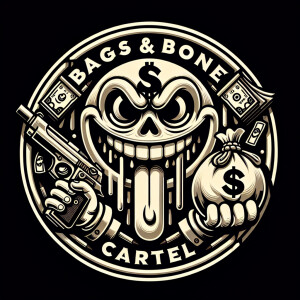 Design a highly intricate and comic like vivid circular logo fea...