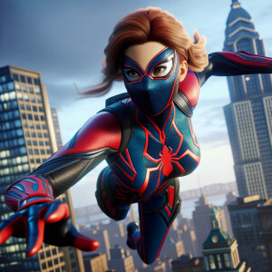If a woman were spider-man