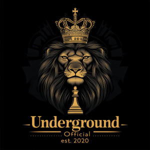 Design a logo for "Underground Official est. 2020" featuring a r...
