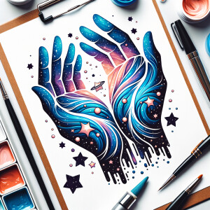 White background, pretty celestial vector art illustration, cele...