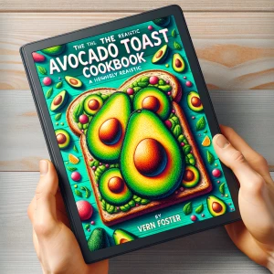 Create a cover for a kindle e-book cookbook. Call it the Avacado...