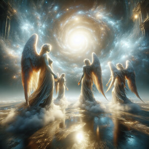 Angels meet you where you are , ultra-detailed, ultra-realistic,...