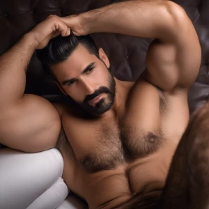 Carlos tiene un cuerpo musculoso y hairy and el  pene de enorme...